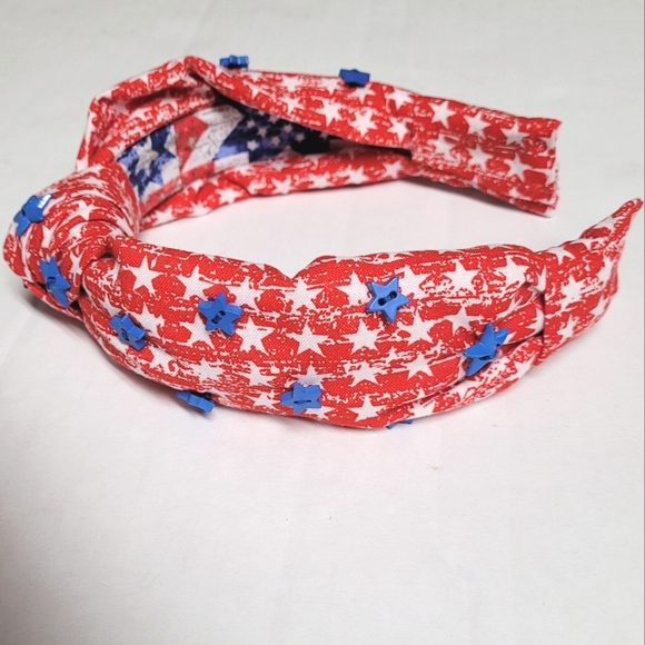 Knotted Headband with Stars - Picture 2 of 6